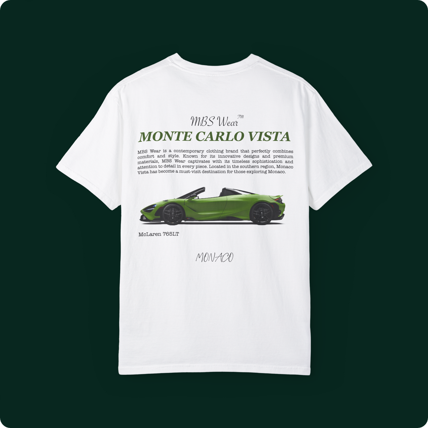 T-Shirt "Monte Carlo Vista"