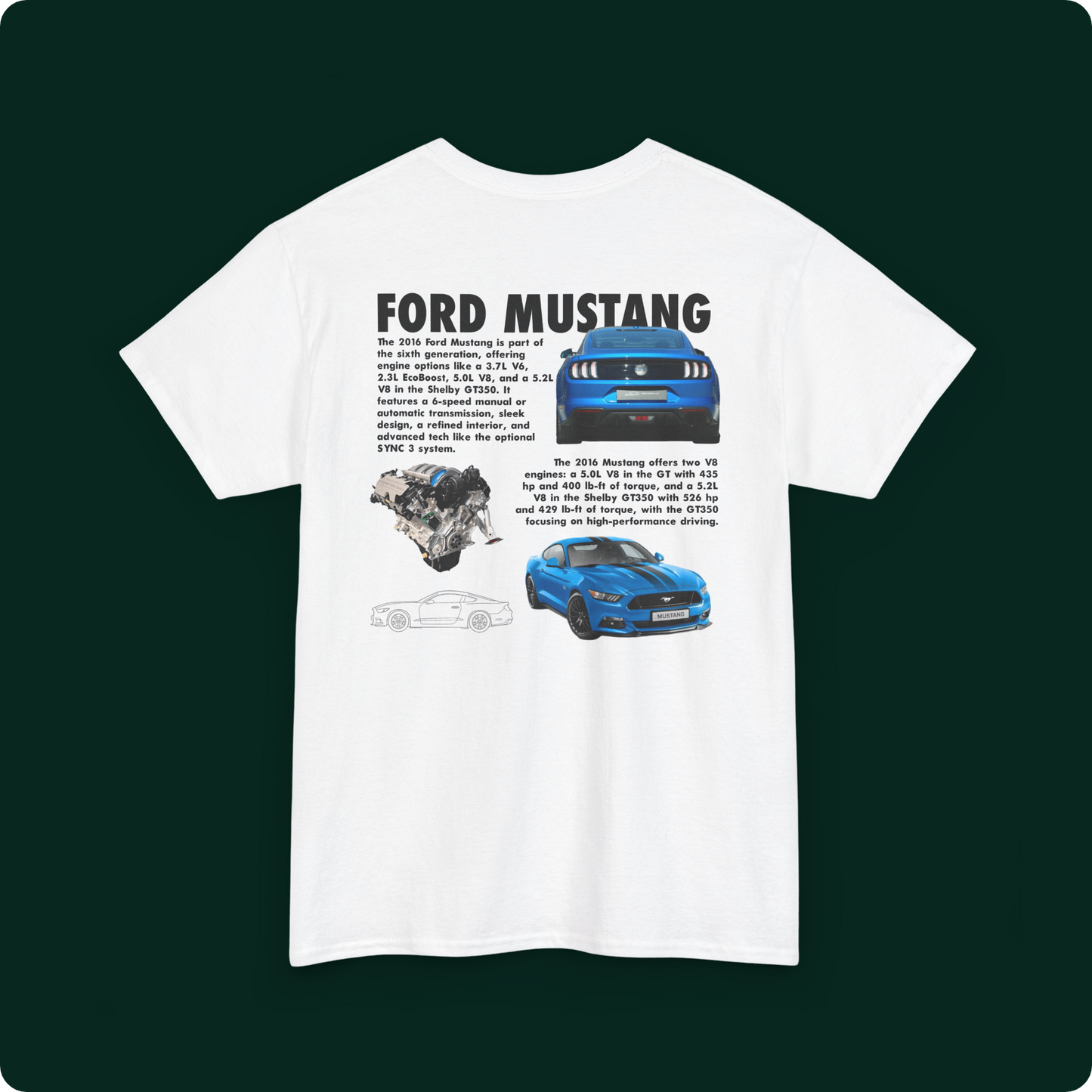 T-Shirt "Ford Mustang"