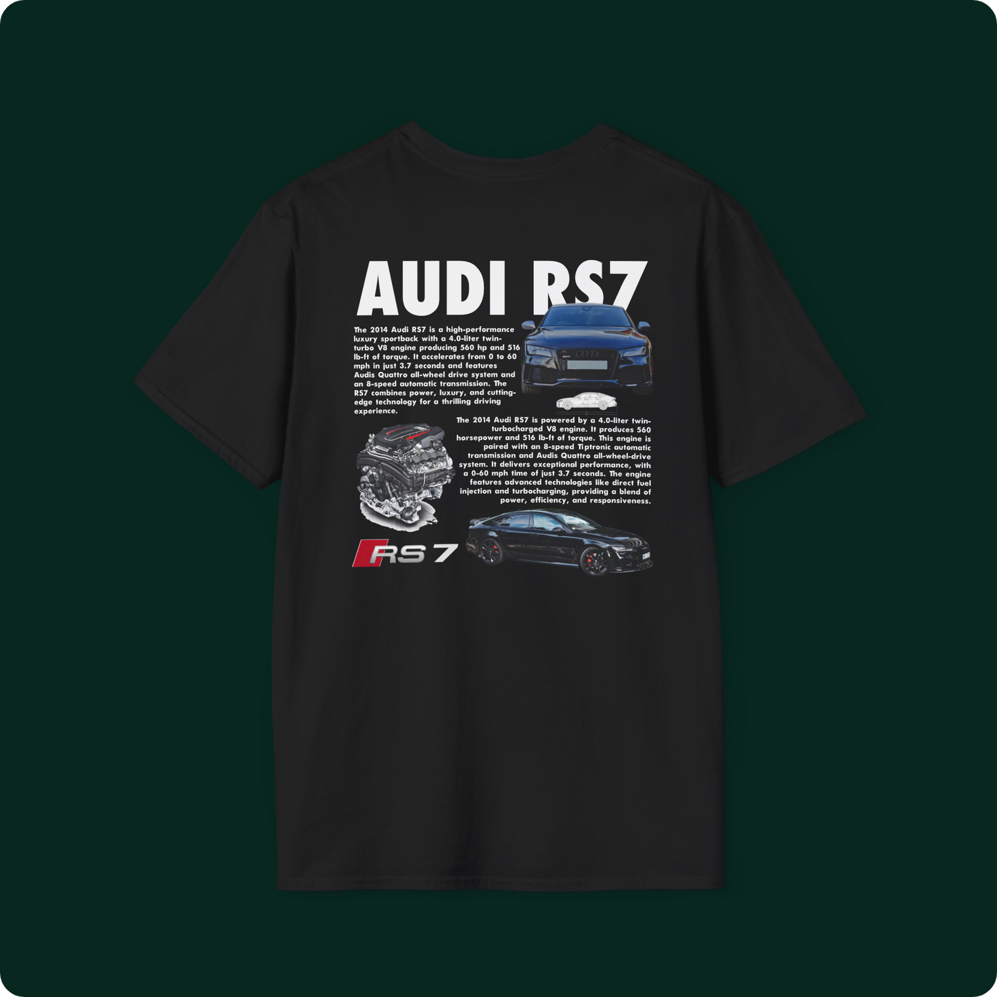 T-Shirt "Audi RS7"