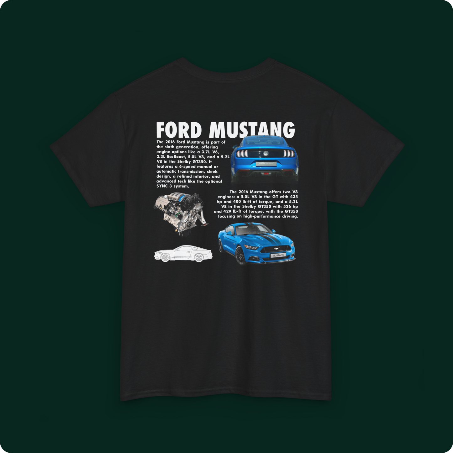 T-Shirt "Ford Mustang"